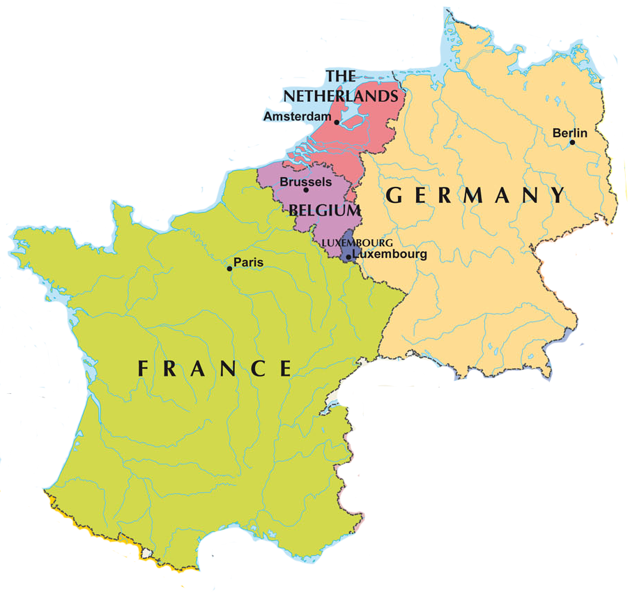 Luxembourg neighbouring countries